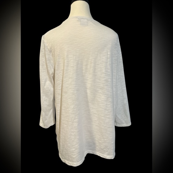 Liz Claiborne White Crochet Blouse - Picture 5 of 7